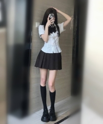 新竹外送茶 小巴 160cm/47kg/Bcup/22y  元氣少女喜歡穿小短裙 迷你裙