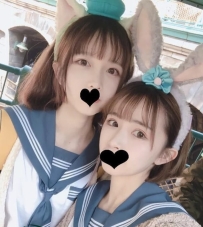 #雙胞胎兼職哦   #可愛清純的外表  敢玩  短期兼職