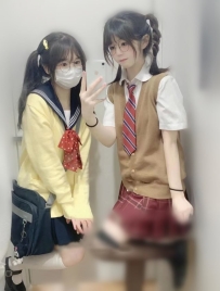 小言 155 42 B 19歲  小煙 156 42 B+ 19歲  #超會玩的姐妹花 #一起下海  想要試試不一