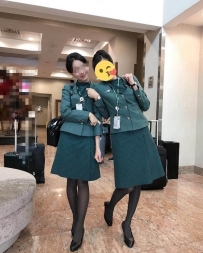 #花旗空姐雙飛  #好閨蜜就要一起幹 艾芽 164 45 C 25歲   琪夢 166 45 C+ 25歲 服務騷