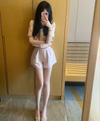 安安 160cm.42kg.Bcup.20歲  骨感學生誰能不愛 喜歡害羞