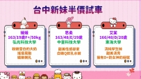 【半價試車名額】限量開放 📍地區：#台中 🎁 名額：僅 3 位
