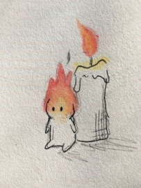 生活是燈 工作是油 想要燈亮 必須加油