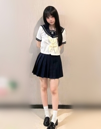 #學生推薦 桃子 158/45/D/19歲  #可純可慾 奶量絕對夠  超飽滿雙乳穿平口小可愛整個包